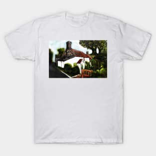 Cottage, white walls. T-Shirt